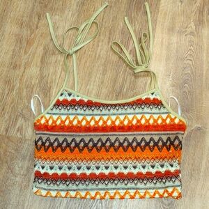 🌞Host Pick🌞Shein Juniors Crop top with shoulder ties